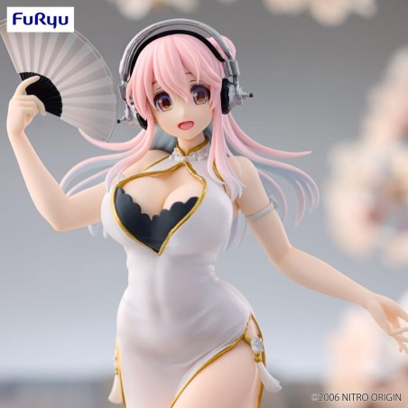 SUPER SONICO - White china dress - Statuette Trio-Try-It 21cm 