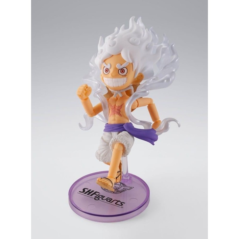 ONE PIECE - Luffy Gear 5 - Figurine WCF X S.H. Figuarts 8cm 