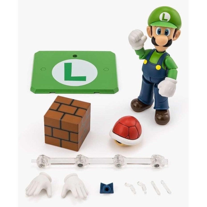 SUPER MARIO - Luigi - Figurine S.H. Figuarts 11cm 