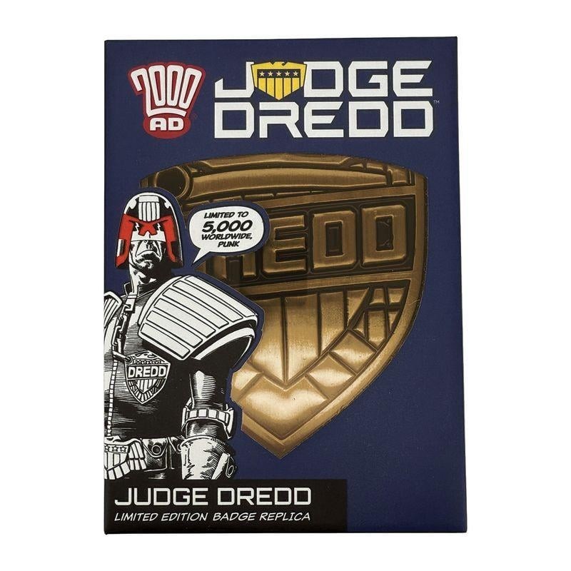 2000AD JUDGE DREDD - Badge - Replique Edition Limité 