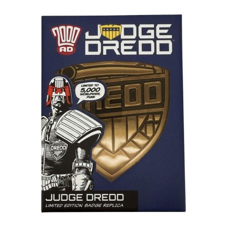 2000AD JUDGE DREDD - Badge - Replique Edition Limité 