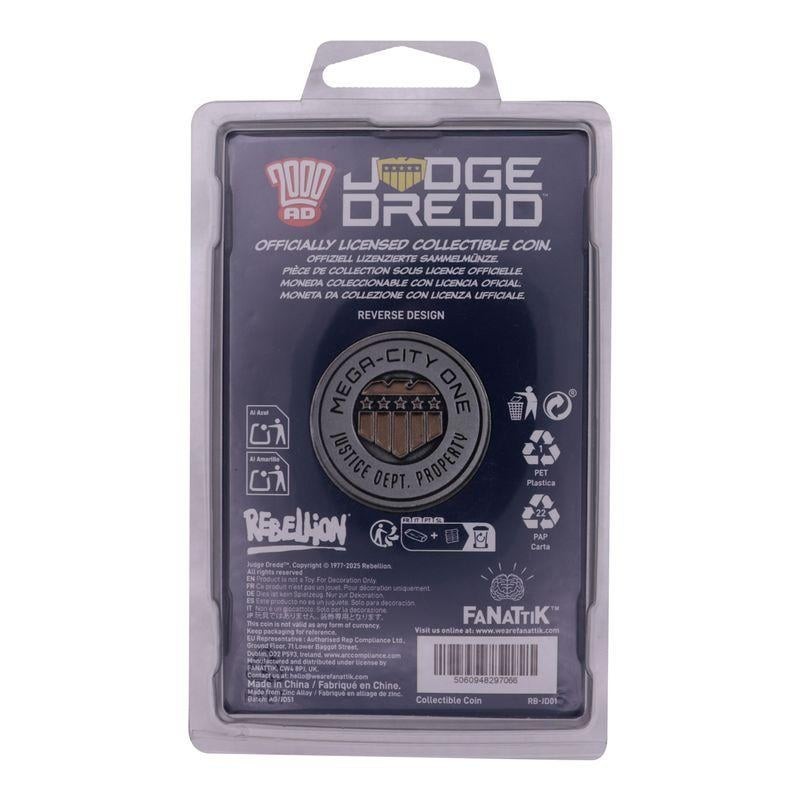 2000AD JUDGE DREDD - Mega-City One - Limited Edition Coin 