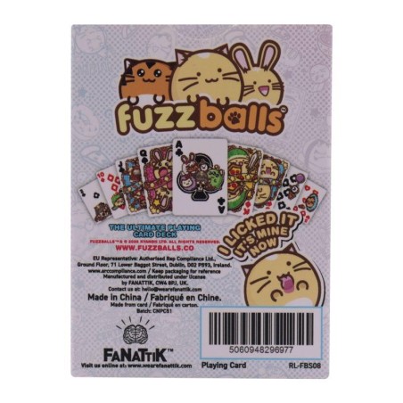 FUZZBALLS - Playing Cards CDU Containing 12 Packs 