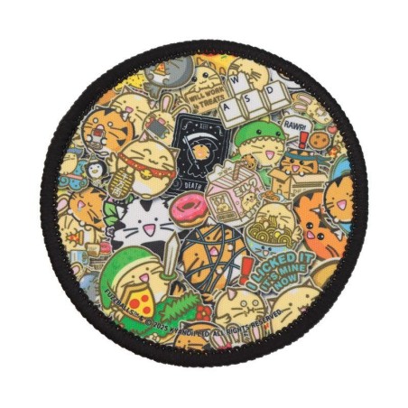 FUZZBALLS - Tapis de Bureau XL + 1 Sous-Verre 