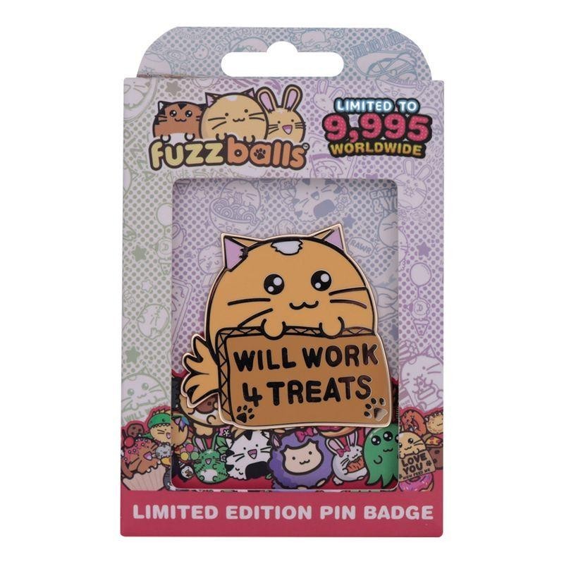 FUZZBALLS - Whisky will work 4 treats - Limited Edition Pin's 