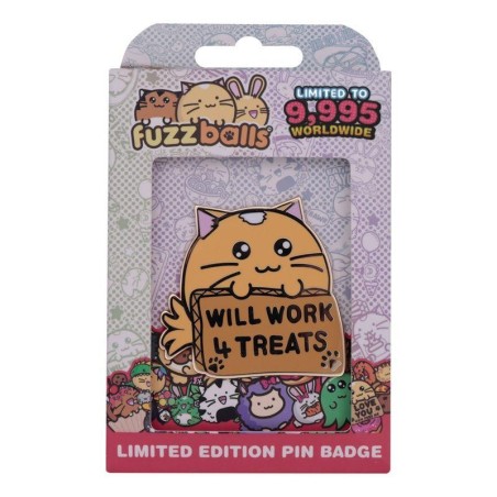 FUZZBALLS - Whisky will work 4 treats - Limited Edition Pin's 