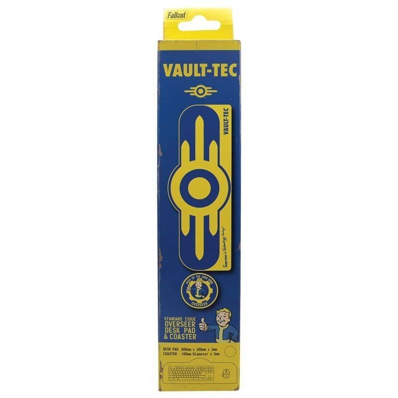 FALLOUT  - Vault-Tec - Tapis de Bureau XL + 1 Sous-Verre 