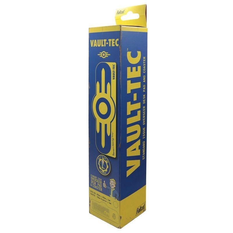 FALLOUT  - Vault-Tec - Tapis de Bureau XL + 1 Sous-Verre 
