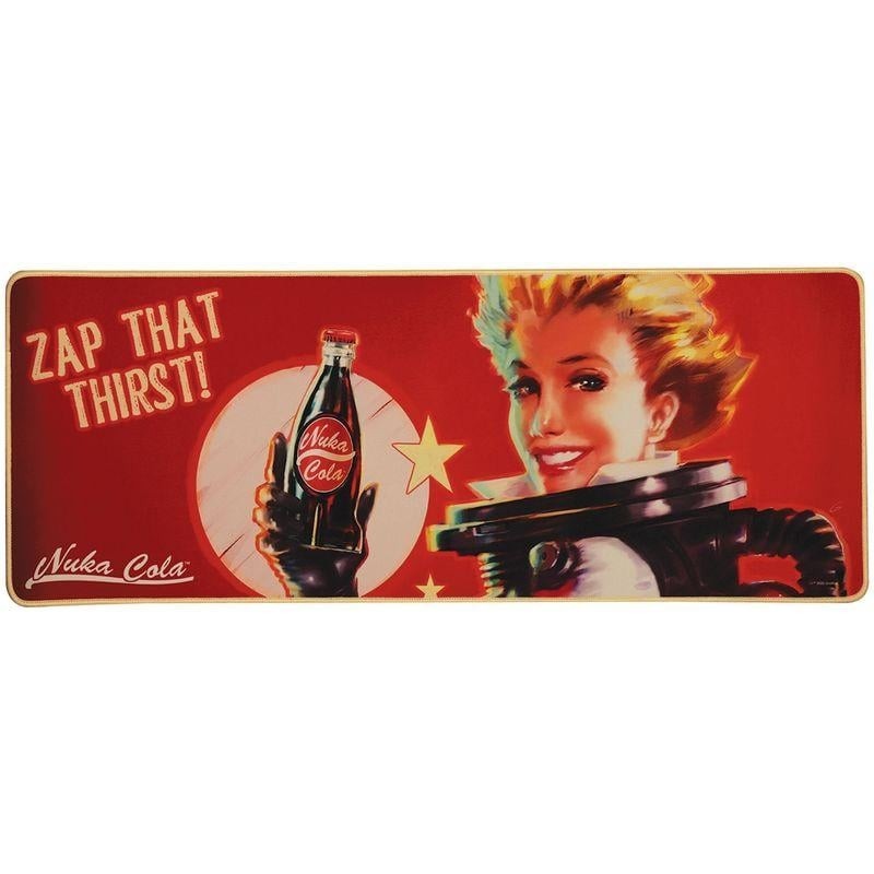 FALLOUT  - Nuka-Cola - Tapis de Bureau XL + 1 Sous-Verre 