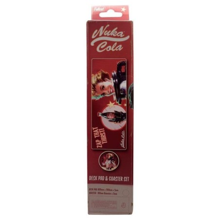 FALLOUT  - Nuka-Cola - Tapis de Bureau XL + 1 Sous-Verre 