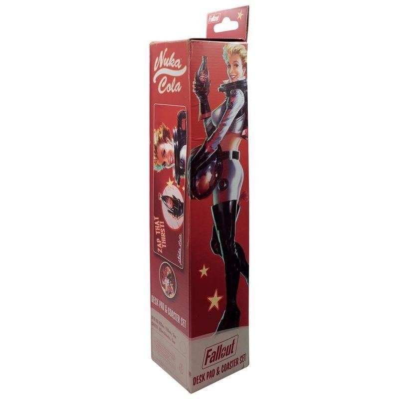 FALLOUT  - Nuka-Cola - Tapis de Bureau XL + 1 Sous-Verre 
