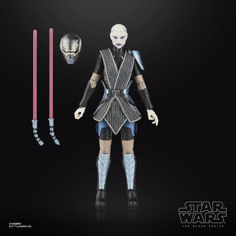THE CLONE WARS - Asajj Ventress (Bounty Hunter) -Fig Black Series 15cm 