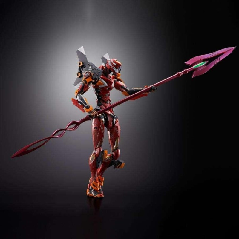 EVANGELION - EVA-02 + Lance de Cassius - Figure Metal Build 30th 22cm 