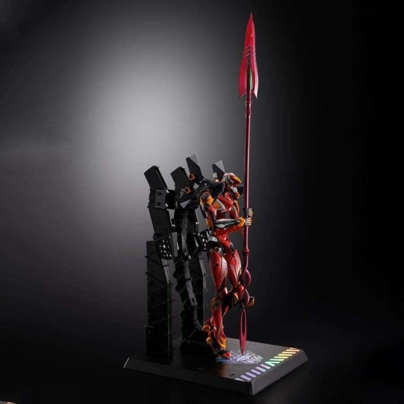 EVANGELION - EVA-02 + Lance de Cassius - Figure Metal Build 30th 22cm 