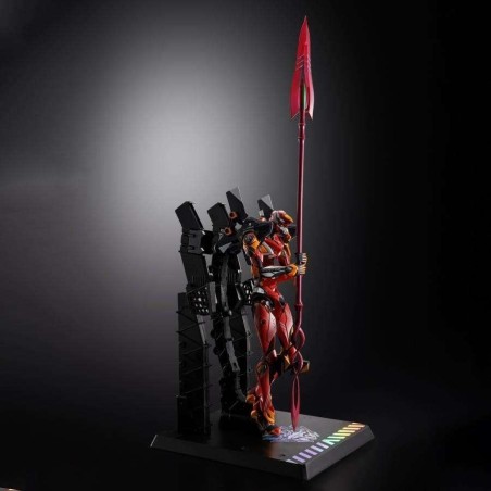 EVANGELION - EVA-02 + Lance de Cassius - Figure Metal Build 30th 22cm 
