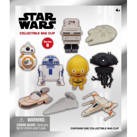 STAR WARS - Power of Force - 3D Foam Bag Clip (Display 24 Pcs) 