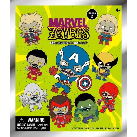 MARVEL ZOMBIES - Series 2 - 3D Foam Bag Clip (Display 24 Pcs) 