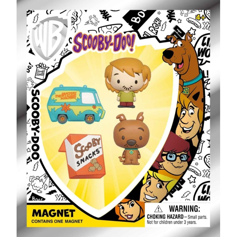 SCOOBY DOO - Series 1 - 3D Foam Magnets in blind bags (Display 12 Pcs) 