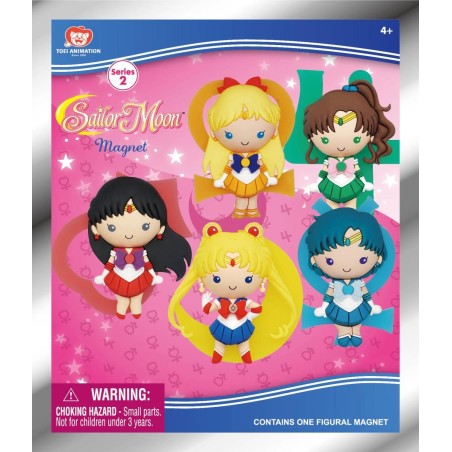 SAILOR MOON -Series 2 - 3D Foam Magnets in blind bags (Display 12 Pcs) 