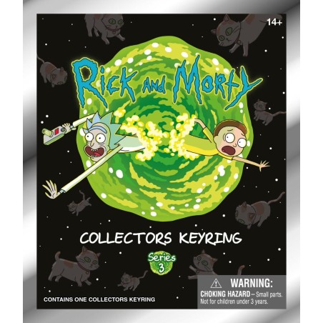 RICK & MORTY - Series 3 - 3D Foam Bag Clip (Display 24 Pcs) 
