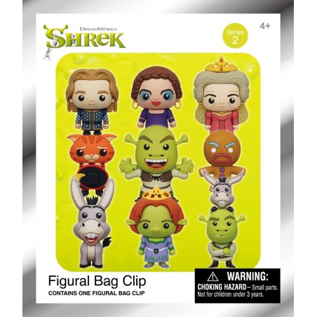 SHREK - Series 2 - 3D Foam Bag Clip (Display 24 Pcs) 
