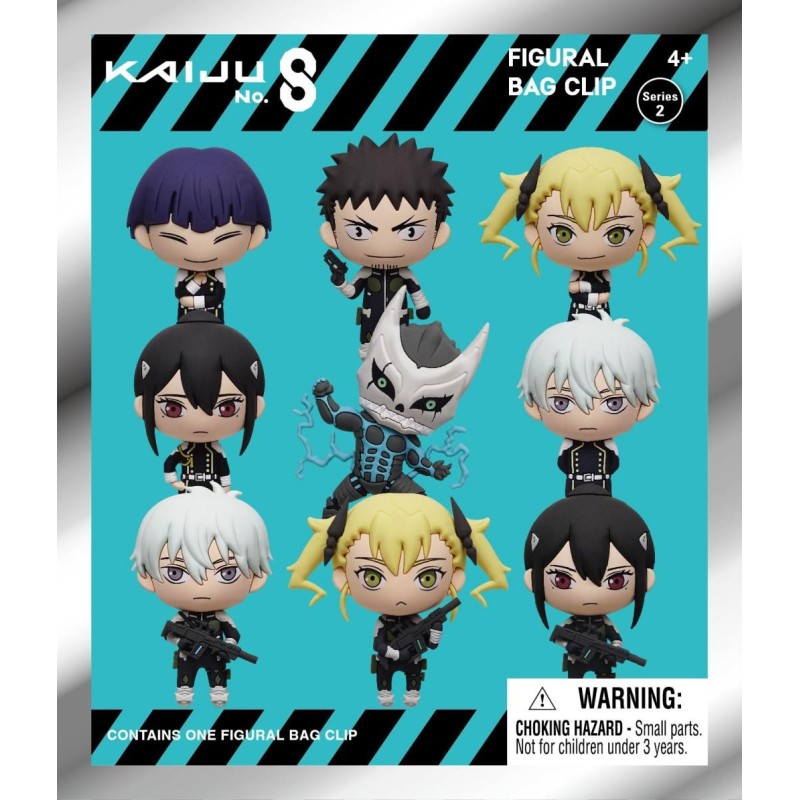 KAIJU NO. 8 - Series 2 - 3D Foam Bag Clip (Display 24 Pcs) 