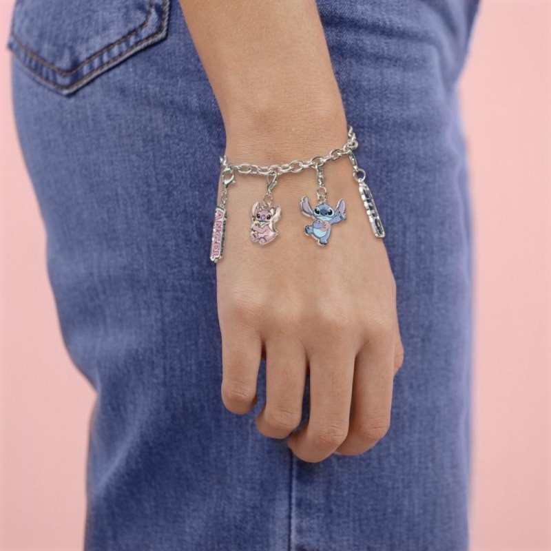 STITCH - Set Bracelet avec Charmes & Accessoires à Cheveux 