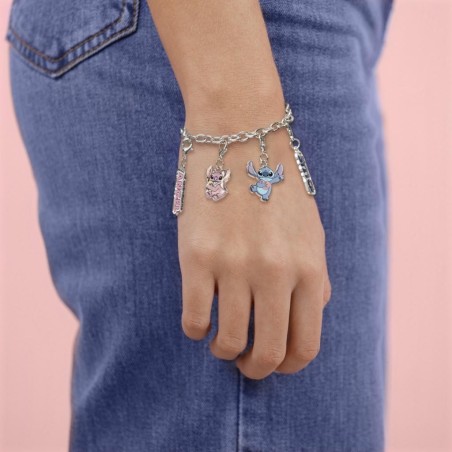 STITCH - Set Bracelet avec Charmes & Accessoires à Cheveux 