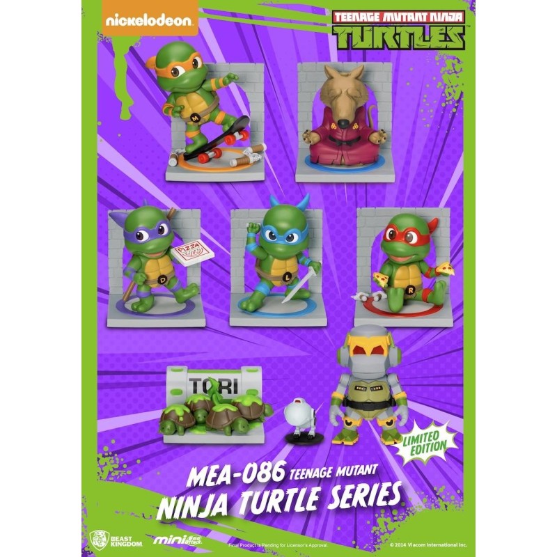 LES TORTUE NINJA  - Set 6 Figurine Blind Box 8cm 