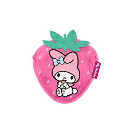 MY MELODY - Fraise - Porte-Monnaie Fourrure '12x11x2cm' 