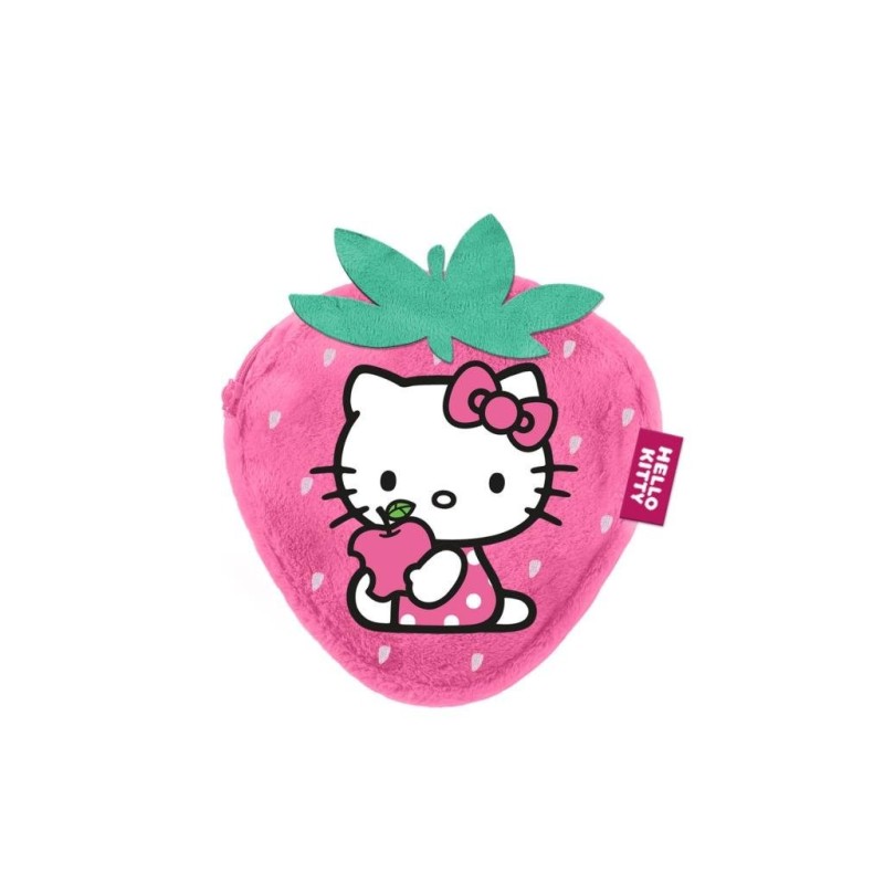HELLO KITTY - Strawberry - Fur Coin Purse '12x11x2cm' 