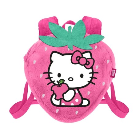 HELLO KITTY - Fraise - Mini Sac à Dos Fourrure '25x22x12cm' 