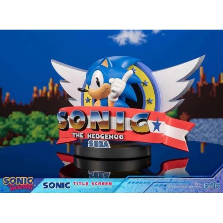 SONIC - Title Screen - Statuette 21cm 