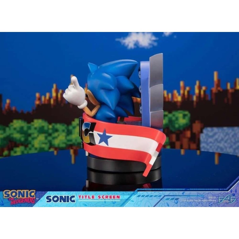 SONIC - Title Screen - Statuette 21cm 
