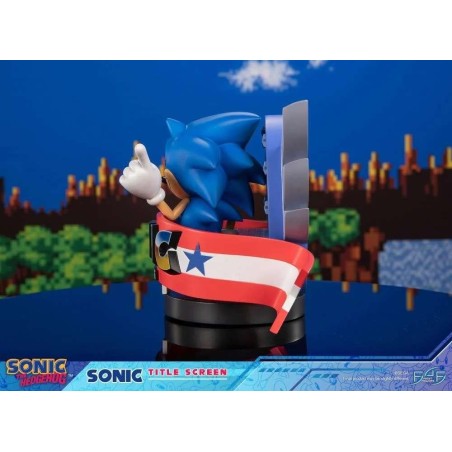 SONIC - Title Screen - Statuette 21cm 