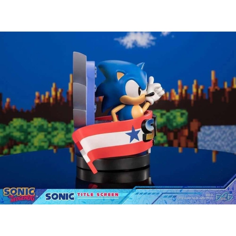 SONIC - Title Screen - Statuette 21cm 