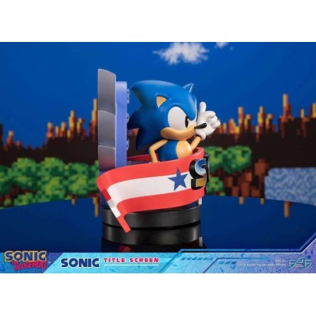 SONIC - Title Screen - Statuette 21cm 