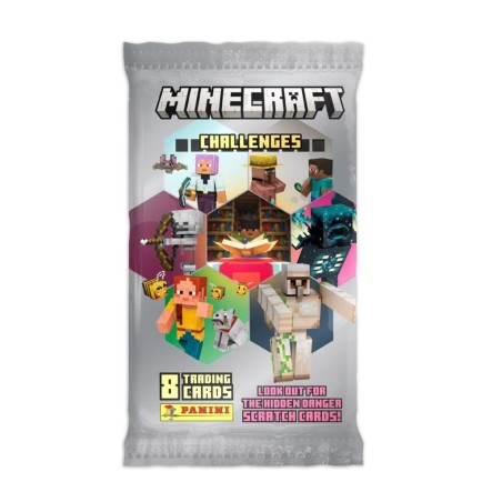 MINECRAFT - Panini Display 18 Pochette 8 Trading cards 