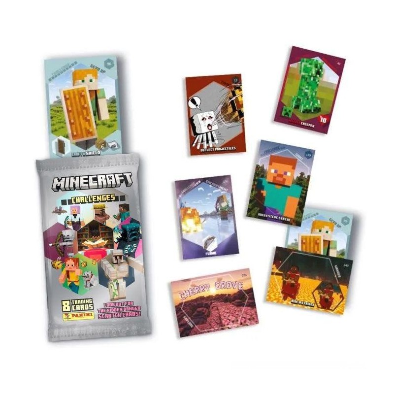 MINECRAFT - Panini Trading cards (1 col + 24 cards + 1 Ed lim.) - MIX 