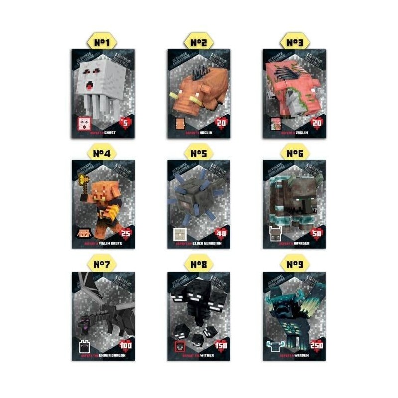 MINECRAFT - Panini Trading cards (1 col + 24 cards + 1 Ed lim.) - MIX 