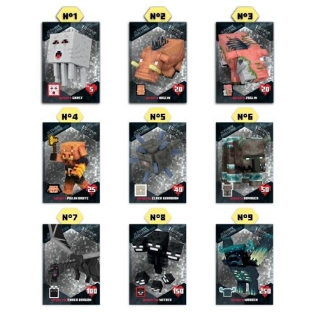 MINECRAFT - Panini Trading cards (1 col + 24 cards + 1 Ed lim.) - MIX 