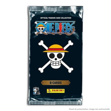 ONE PIECE - Panini Display 18 Pochette 8 Trading cards 