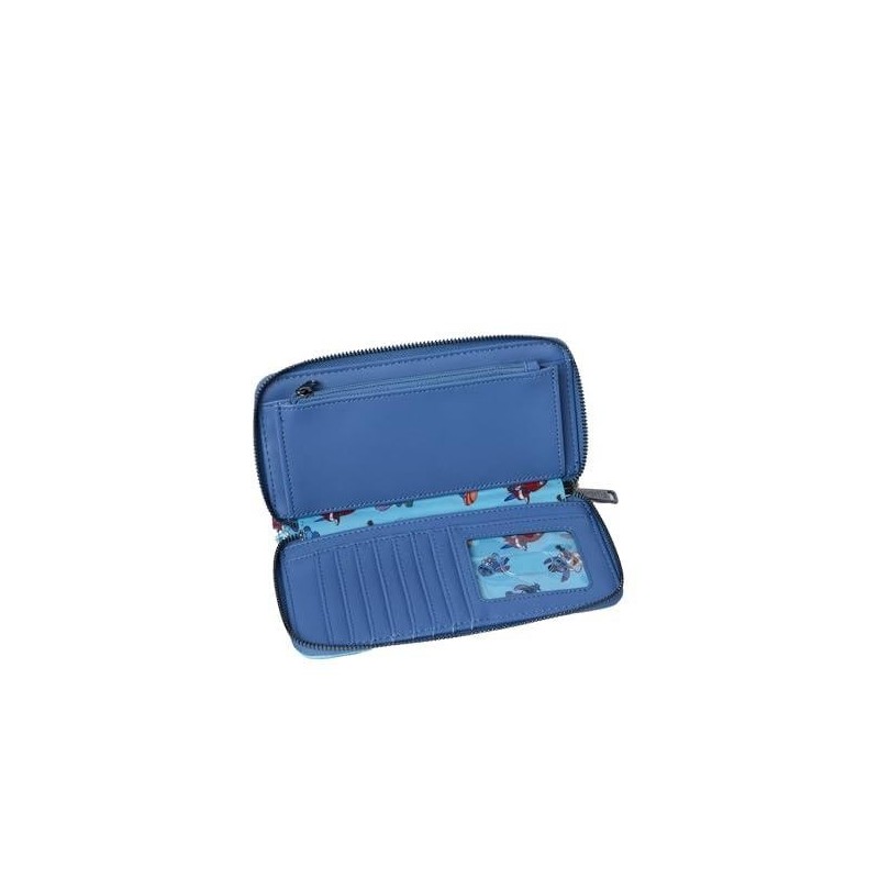DISNEY - Jaase Stitch Colorblock - Portefeuille LoungeFly Exclusive 