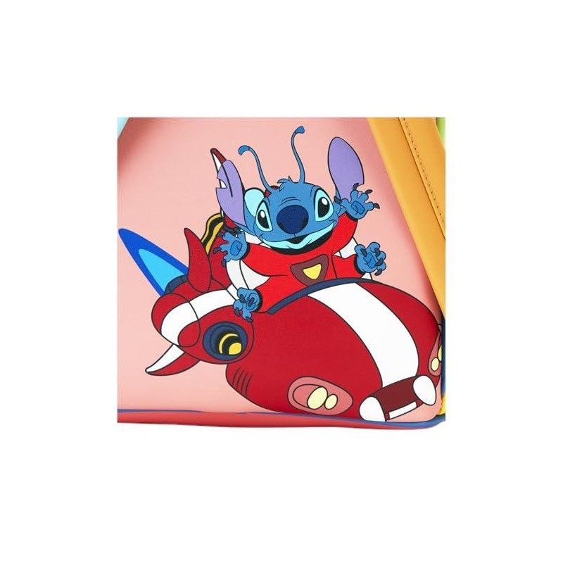 DISNEY - Jaase Stitch Colorblock - Mini Sac à Dos Loungefly Exclusive 