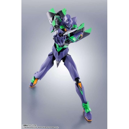 EVANGELION - EVA-01 + Spear of Cassius - Figurine Robot Spirits 17cm 