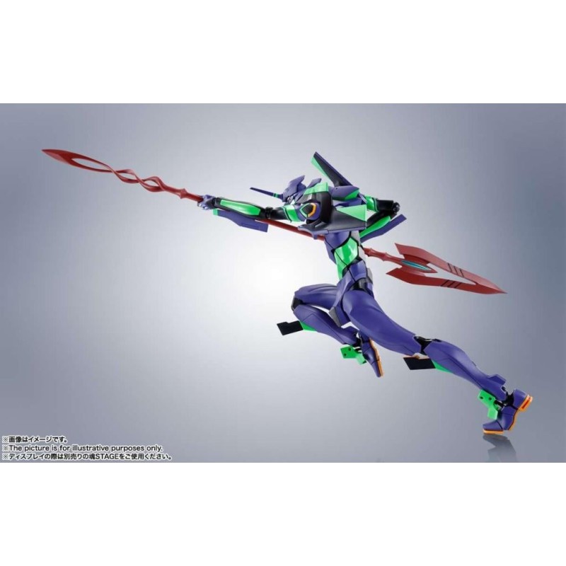 EVANGELION - EVA-01 + Spear of Cassius - Figurine Robot Spirits 17cm 