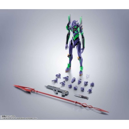 EVANGELION - EVA-01 + Spear of Cassius - Figurine Robot Spirits 17cm 