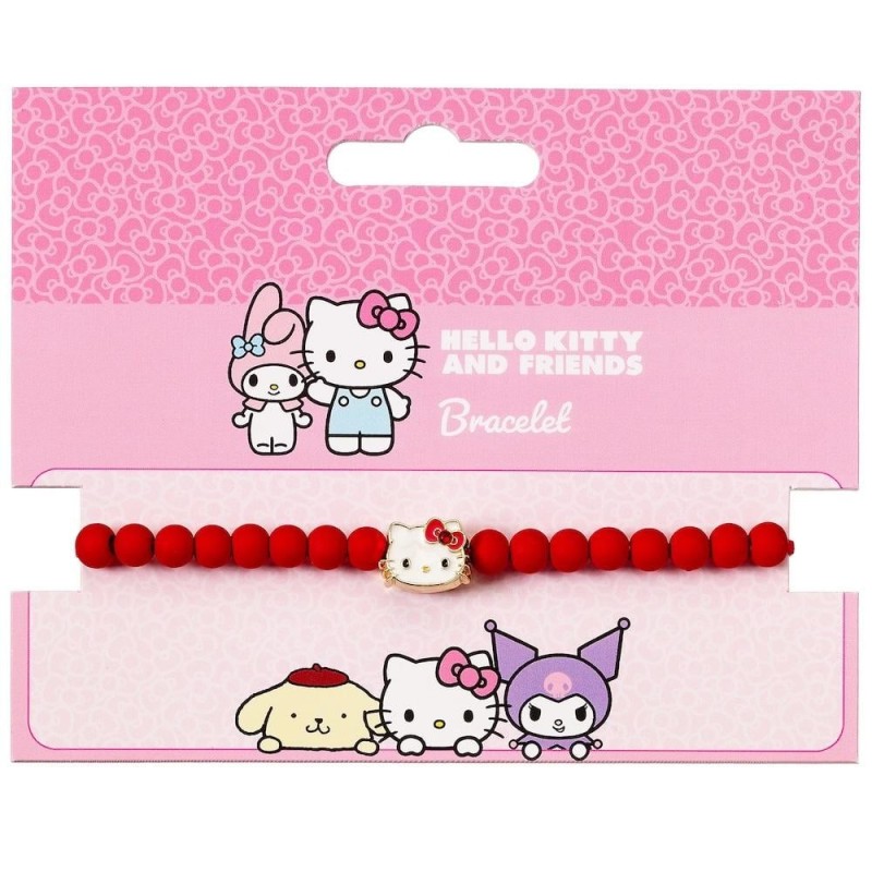 HELLO KITTY - Red - Bracelet à Perles 