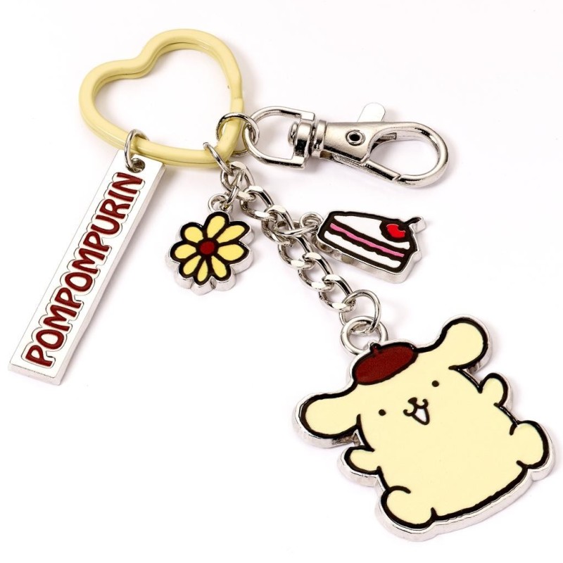 HELLO KITTY - Pompompurin - Porte-Clés avec Charmes 