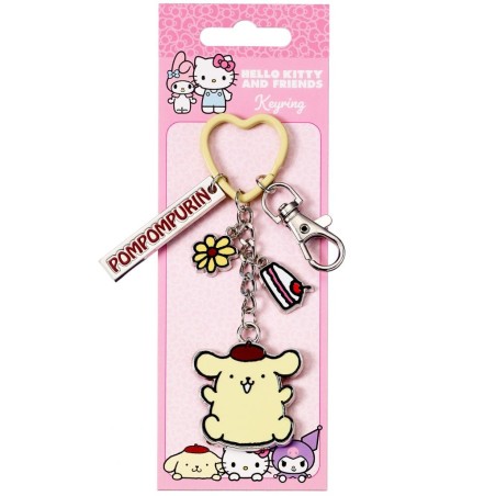 HELLO KITTY - Pompompurin - Porte-Clés avec Charmes 